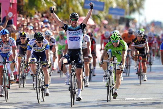 Cavendish mette il turbo a Porto Sant’Elpidio