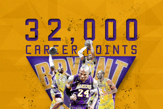 Kobe Bryant livello 32,000: ora l’obiettivo è Michael Jordan