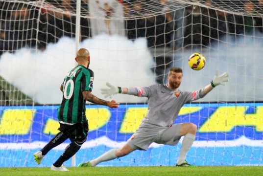 Top e flop Roma-Sassuolo 2-2: De Sanctis spiaggiato, Zaza da rapina