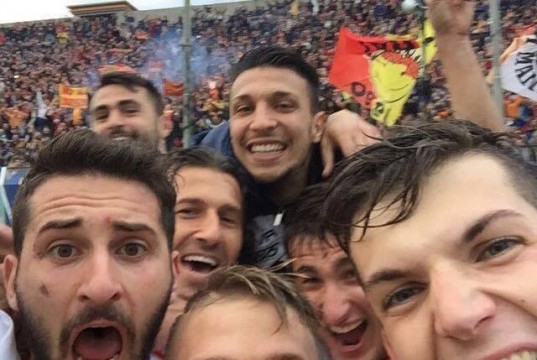 Ciciretti come Totti: selfie da derby in Messina-Reggina (VIDEO)