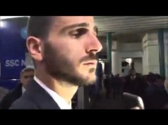 Polemica tra Bonucci e un giornalista sulle polemiche arbitrali e sui risultati europei (VIDEO)