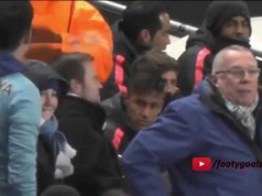 Champions League: Neymar litiga con un tifoso (VIDEO)