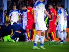 Sospesa Montenegro-Russia, Akinfeev colpito da un tifoso (VIDEO)