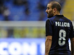 Cade l’Inter, si rialza Palacio: l’argentino unica nota lieta