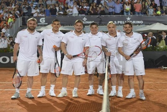 Florenzi e Totti di nuovo in campo…da tennis! (FOTO e VIDEO)