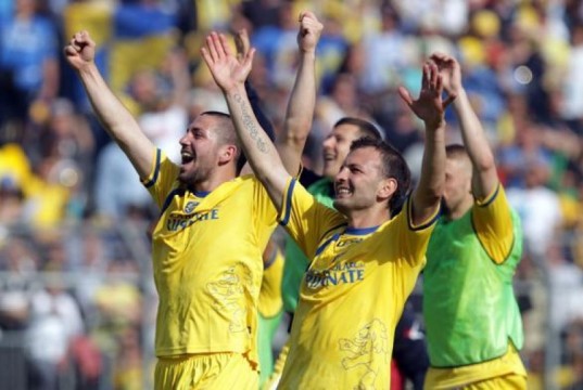 Favola Frosinone: al Matusa si festeggia la prima storica Serie A