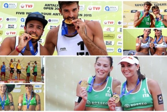 Beach Volley World Tour 2015: tutti i podi delle coppie italiane