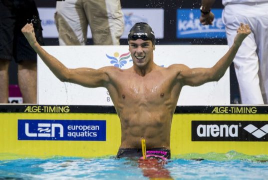 Europei nuoto: Gregorio è l’uomo dei 1500, Gabriele il suo gemello